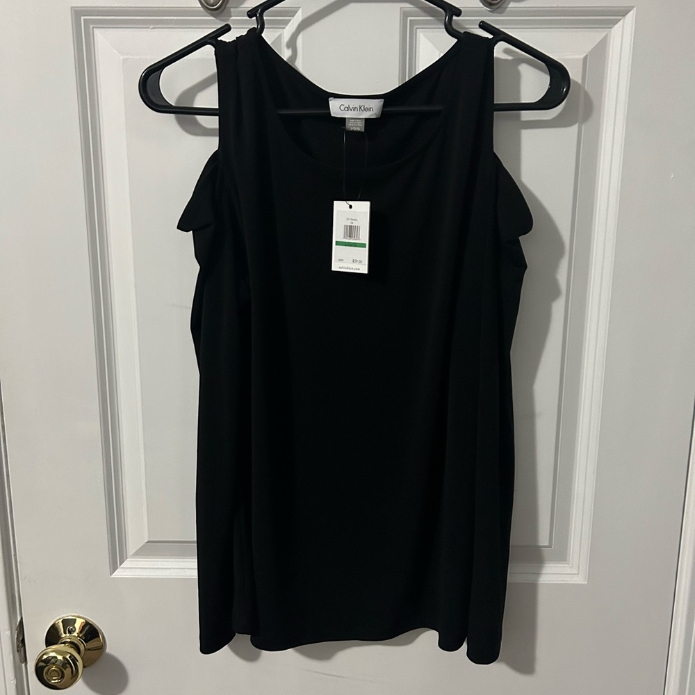 Calvin Klein off the shoulder blouse